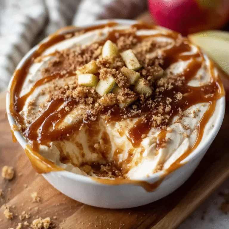 Caramel Apple Cheesecake Dip – A No-Bake Fall Favorite Everyone Loves
