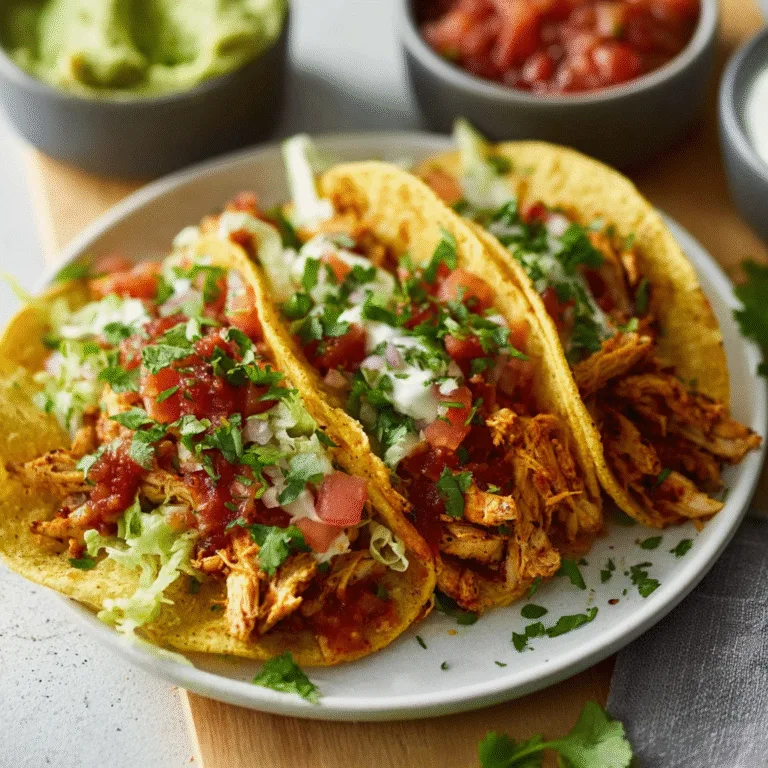 Ridiculously Easy 20-Minute Chicken Tacos – Your Go-To Weeknight Lifesaver