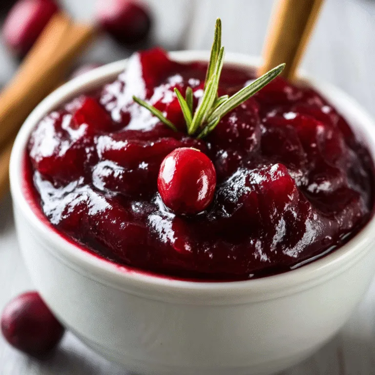 Crock Pot Cranberry Butter – Sweet, Tangy, and Perfectly Cozy