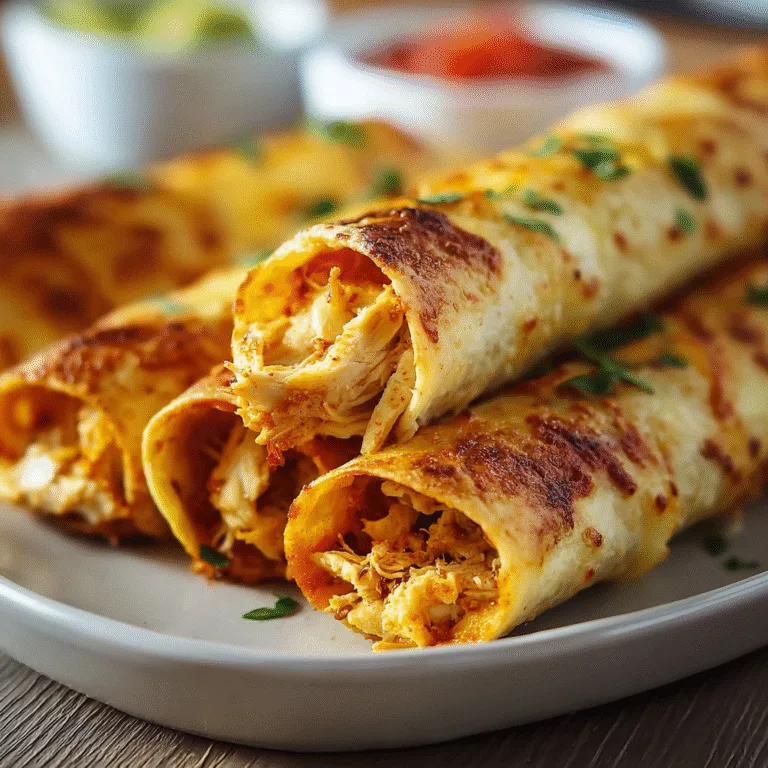 Crispy Chicken Taquitos – Crunchy, Cheesy, and Irresistibly Cozy