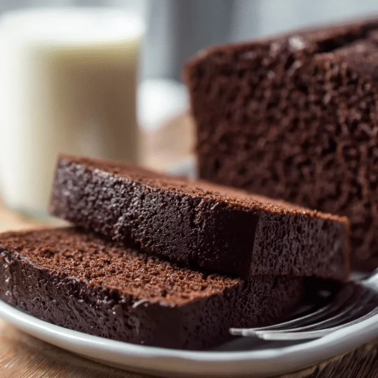 Buttermilk Chocolate Pound Cake – Rich, Moist, and Deeply Chocolatey