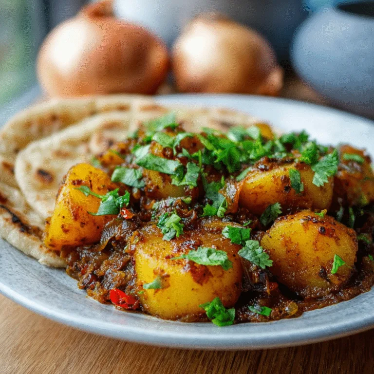 Dopiazeh Aloo – A Comforting Onion-Forward Potato Curry