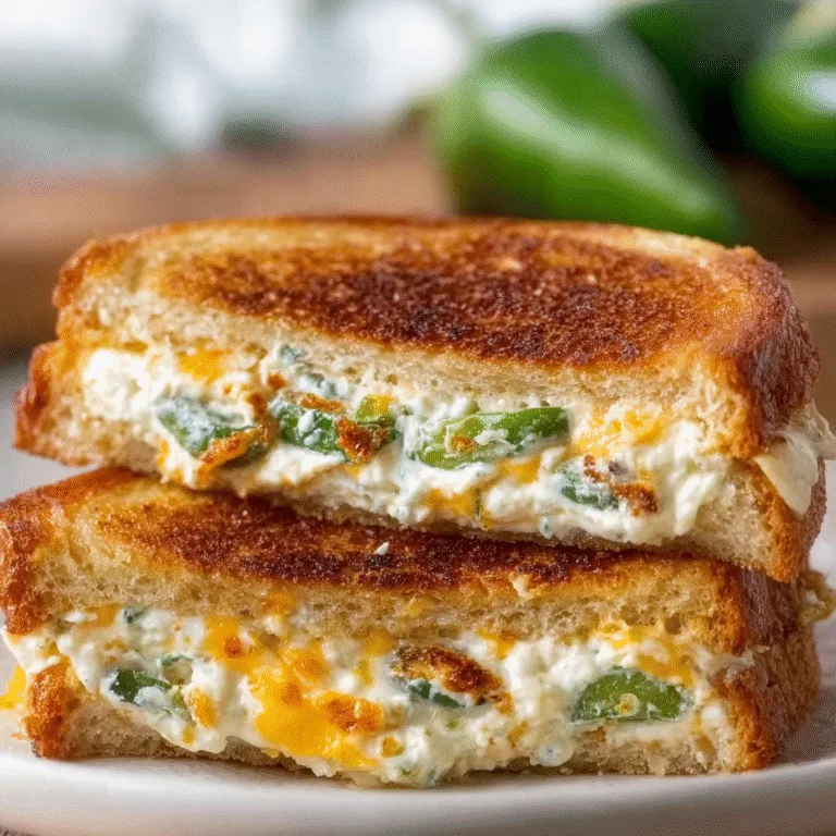 Roasted Jalapeño Popper Grilled Cheese – The Ultimate Spicy, Cheesy Comfort Melt