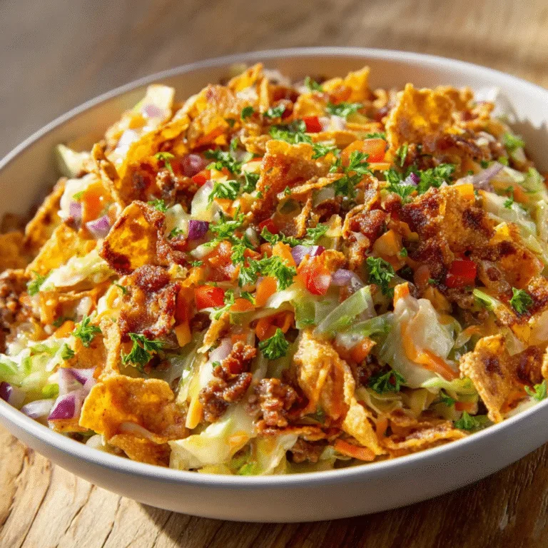 Frito Cowboy Cabbage – A Bold, Crunchy Skillet Dinner with Serious Comfort Appeal
