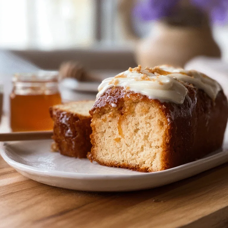 Honey Babka with Cream Cheese Frosting – A Soft, Swirled Bread Dripping with Cozy Sweetness