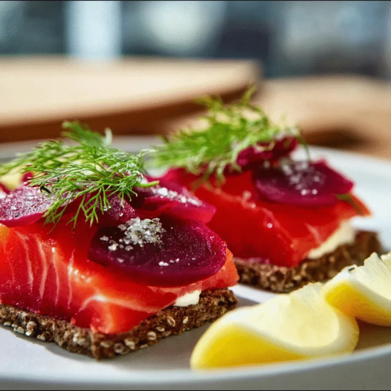 Beetroot Cured Salmon – A Stunning, Flavorful Take on Classic Gravlax