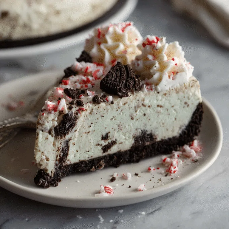 No Bake Peppermint Oreo Cheesecake – A Creamy Holiday Dream