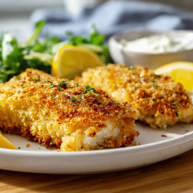 10-Minute Parmesan Crumbed Fish – Crispy, Golden, and Weeknight-Perfect