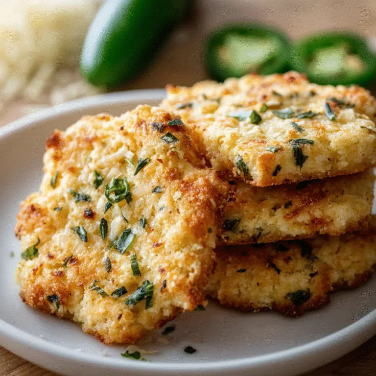 Cheesy Jalapeño Shortbread – Buttery, Savory, and Just Spicy Enough