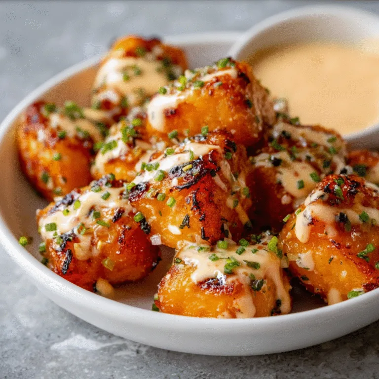 Air Fryer Bang Bang Salmon Bites – Crispy, Creamy, Spicy, and Addictively Delicious