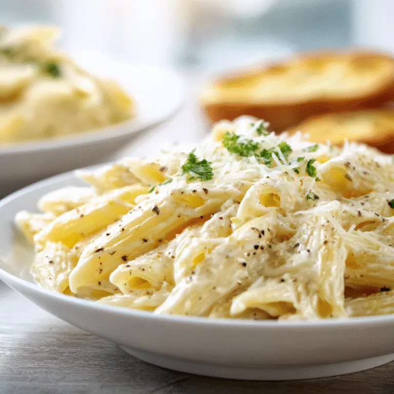 White Sauce Penne Pasta – Creamy Comfort in Every Bite