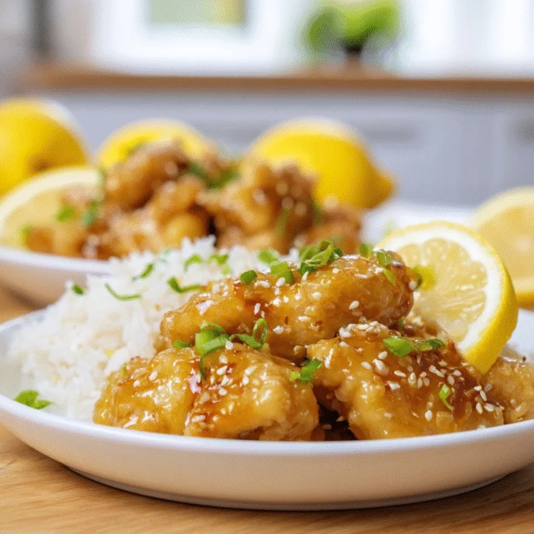 Chinese Lemon Chicken – Crispy, Zesty Takeout-Style Favorite