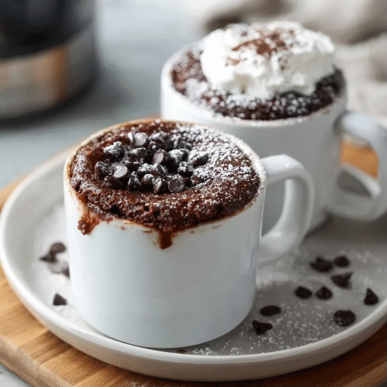 Microwave Brownie in a Mug – Fudgy, Fast, and Perfectly Indulgent