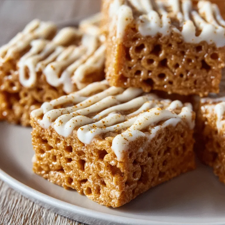 Gingerbread Rice Krispie Treats – A No-Bake Holiday Classic with Cozy Spice