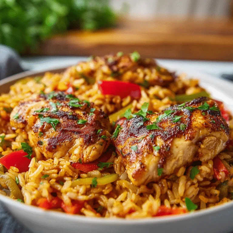Cajun Chicken and Rice – Bold, Comforting, and Packed with Southern Flavor