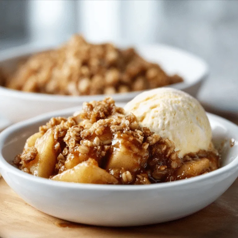 Apple Butterscotch Crisp – Warm, Gooey, and Irresistibly Cozy