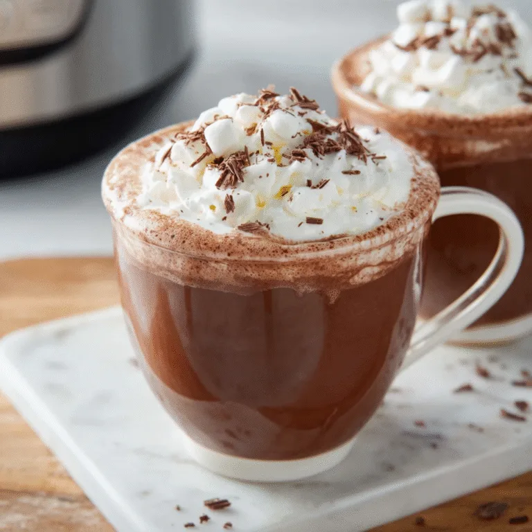 Crockpot Hot Chocolate – Rich, Creamy, and Perfect for Cozy Gatherings