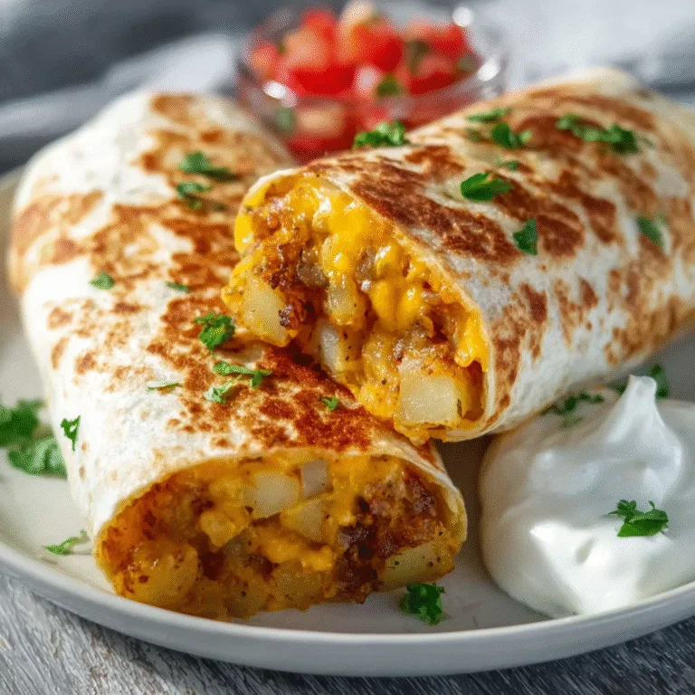 Cheesy Potato Burritos (Ultimate Comfort Meal)