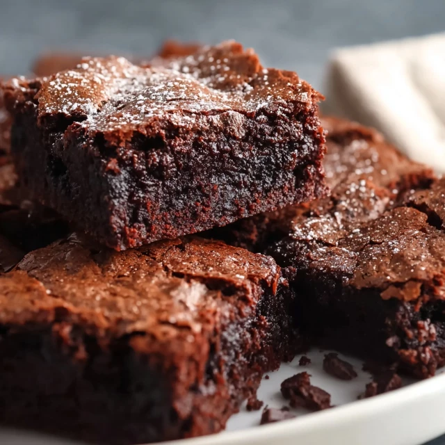 Easy Homemade Brownies – Simple, Delicious, No Mix Needed! 🍫