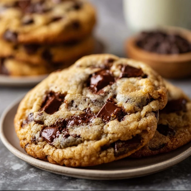 Ultra Thick Bakery-Style Chocolate Chip Cookies