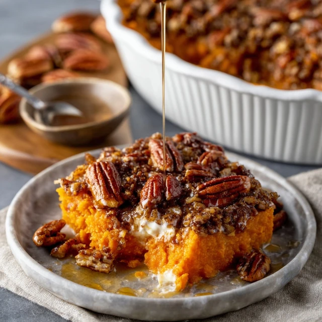 Southern Maple Sweet Potato Casserole (A Holiday Classic)