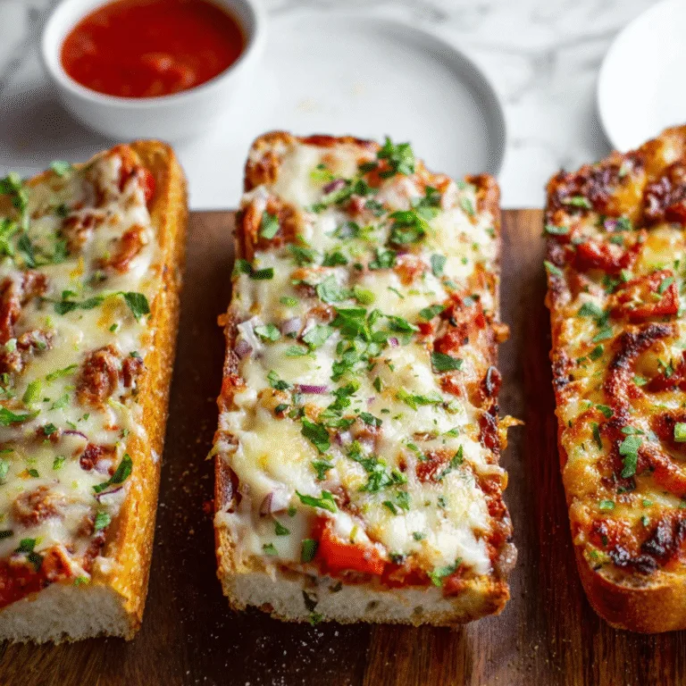 French Bread Pizza – Crispy, Cheesy, and Better Than Takeout