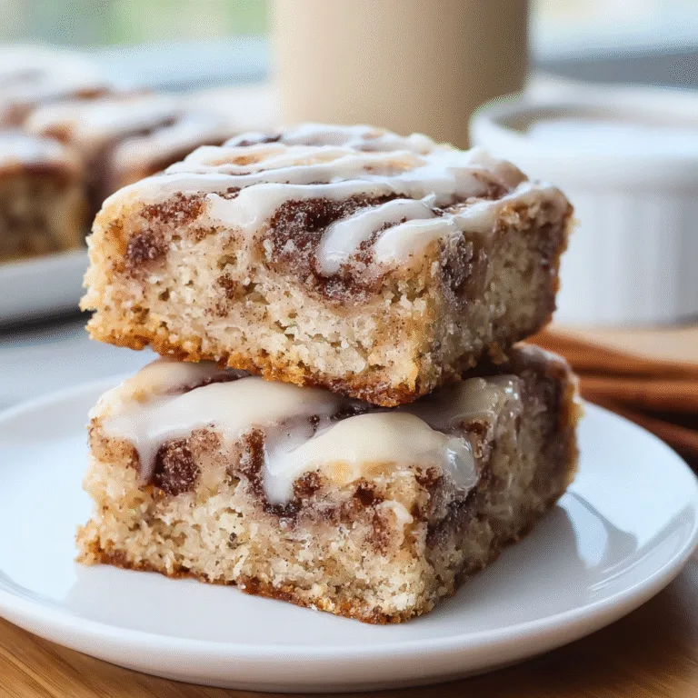 Cinnamon Roll Bliss Bars – All the Cozy Flavor of Cinnamon Rolls in One Easy Bar