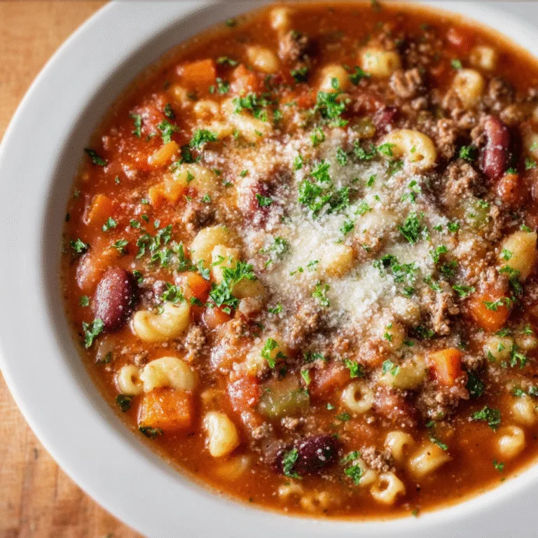 Olive Garden–Style Pasta e Fagioli Soup – A Hearty Italian Comfort Classic