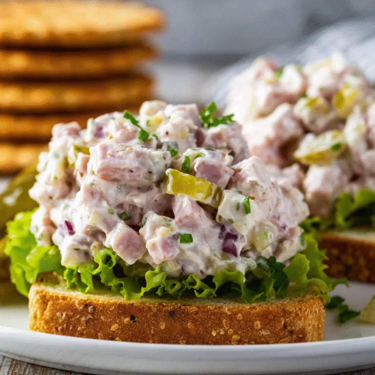 Classic Ham Salad – A Creamy, Old-Fashioned Favorite