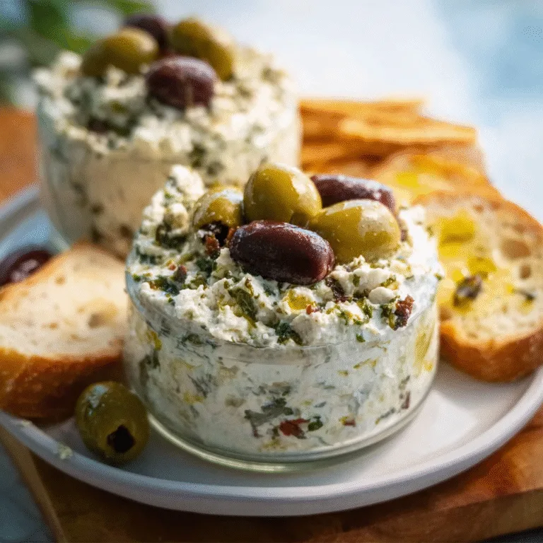 Olive Lover’s Dream Dip – A Creamy Mediterranean-Inspired Appetizer