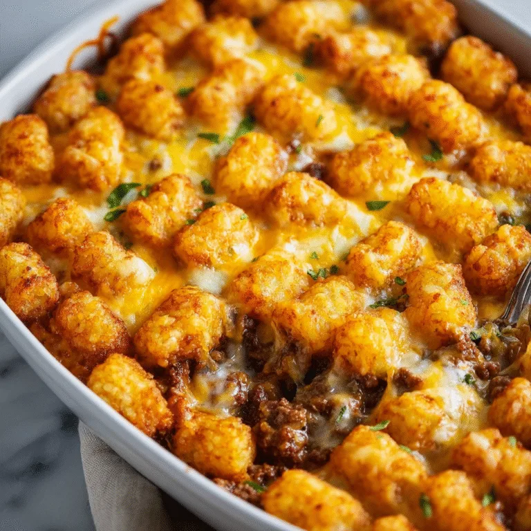 Ground Venison Tater Tot Casserole – Cozy Comfort Food with a Wild Game Twist