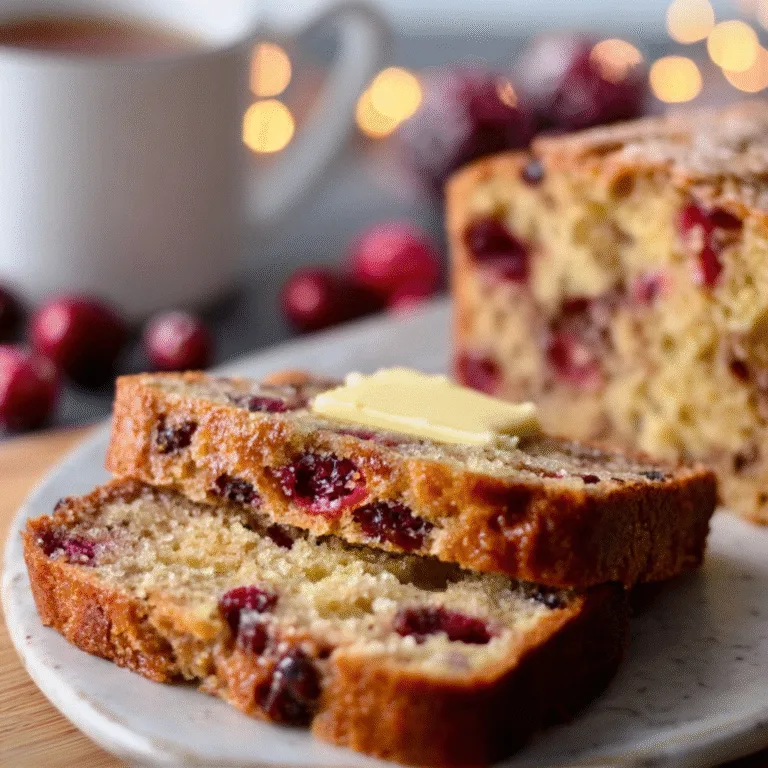 Simple Christmas Cranberry Bread – A Festive Holiday Classic