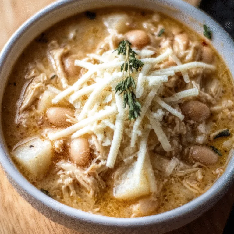 White Cheddar Apple Chicken Chili – Cozy, Creamy, and Perfectly Fall-Inspired