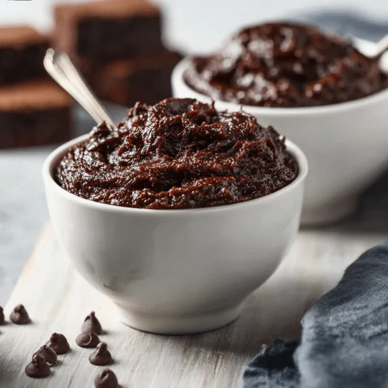 Edible Brownie Batter – Rich, Fudgy, and Safe to Eat