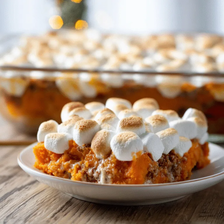 Easy Sweet Potato Casserole (With Marshmallows) – A Classic Holiday Favorite