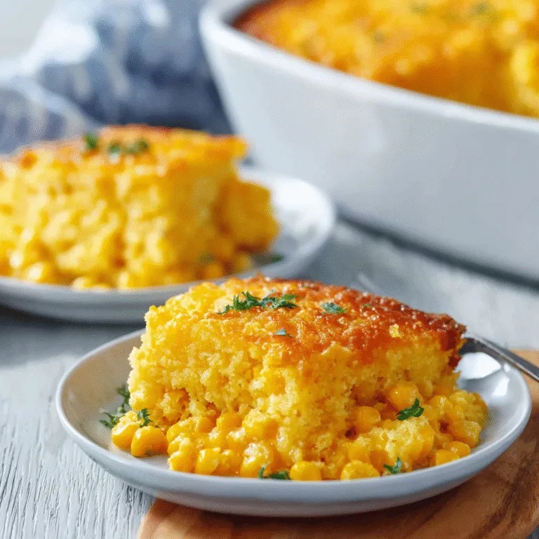 Easy Jiffy Corn Casserole – Creamy, Cozy Comfort in Every Bite