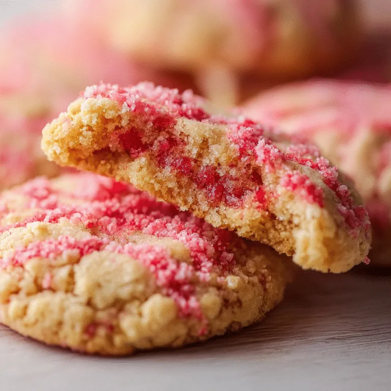 Strawberry Crunch Cookies