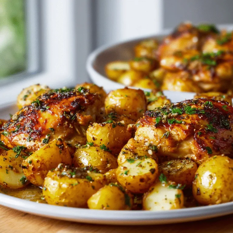 One-Pan Chicken and Potatoes – The Ultimate Easy Comfort Dinner