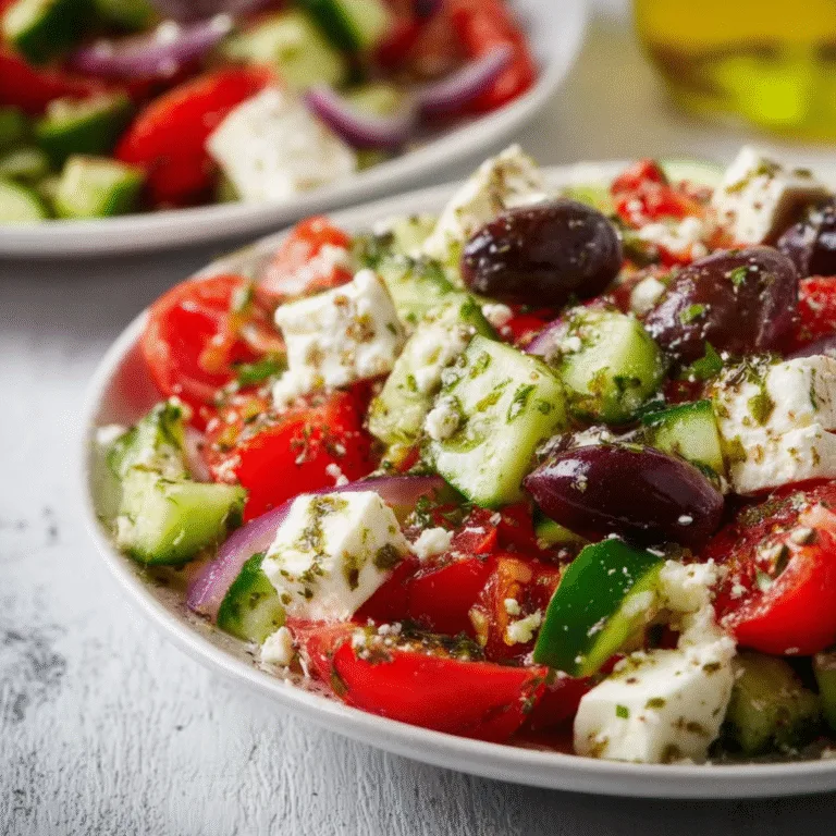 Easy Classic Greek Salad – Fresh, Simple, and Timeless