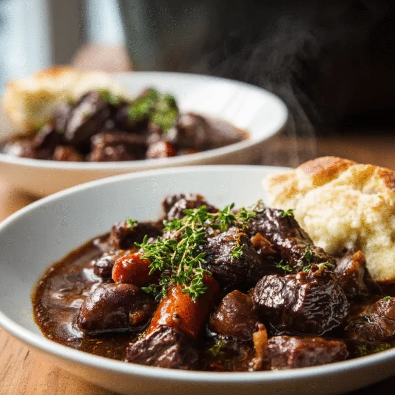 Beef Bourguignon – A Classic French Stew of Timeless Elegance