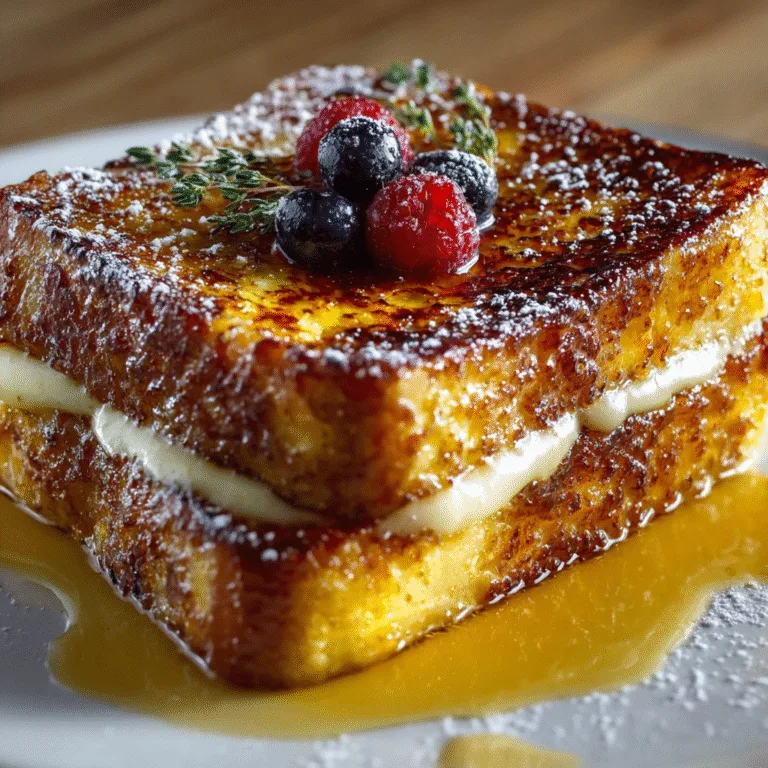 Crème Brûlée French Toast – A Decadent Brunch Classic