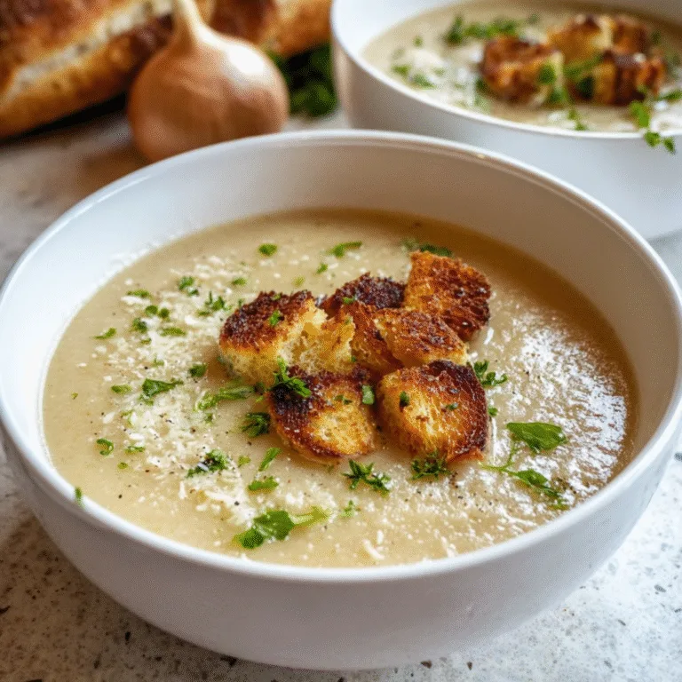 Roasted Garlic Potato Soup – Cozy Comfort in Every Spoonful