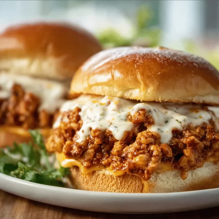 Cajun Chicken Sloppy Joes with Creamy Cheese Sauce – Bold, Cozy, and Irresistible
