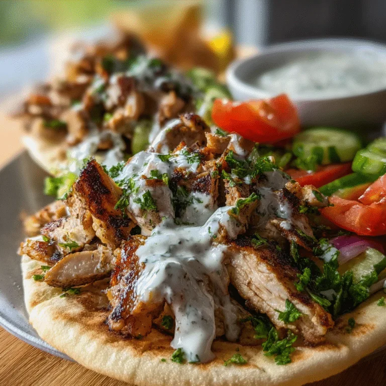Chicken Shawarma with Garlic Sauce – Bold Middle Eastern Comfort at Home