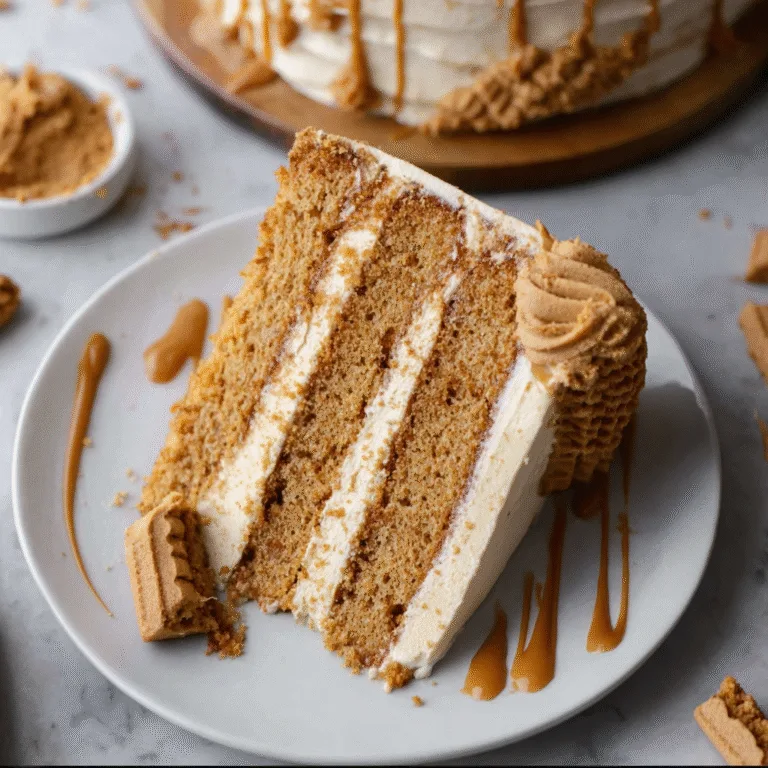 Biscoff Cake – A Dreamy Caramel Cookie Dessert Everyone Falls in Love With