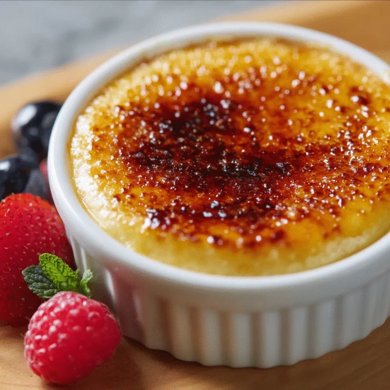 Dreams Crème Brûlée – A Silky Vanilla Custard with a Perfect Crack