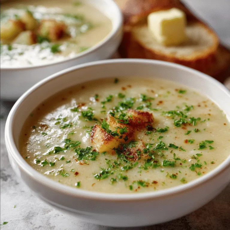 Creamy Garlic Potato Soup – The Ultimate Comfort Food