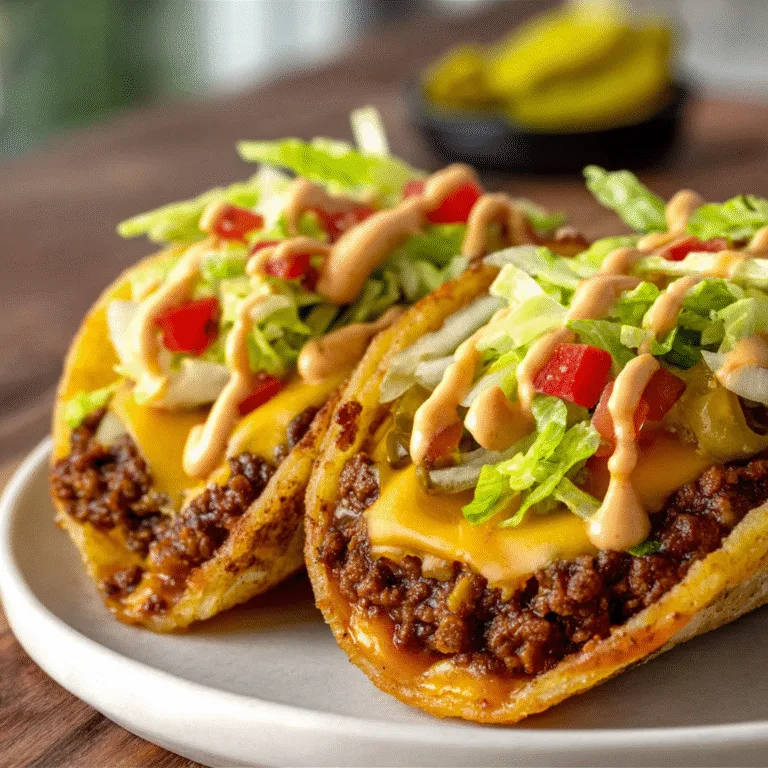 Smash Burger Tacos (Viral Recipe) – The Ultimate Burger–Taco Mashup