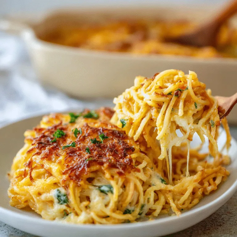 Monterey Spaghetti Bake – Creamy, Cheesy Family Favorite