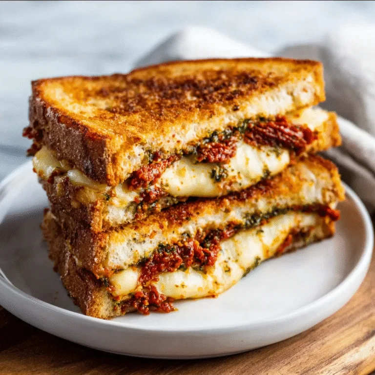 Sun-Dried Tomato Pesto Grilled Cheese: Quick, Flavorful, and Comforting